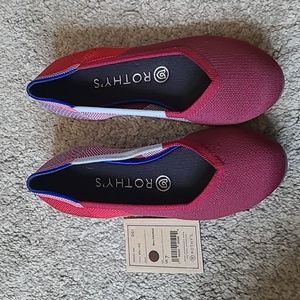 Rothy's Berry Colorblock flats retired discontinued